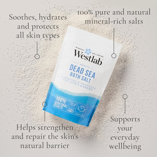 Westlab Dead Sea Bath Salts 1Kg Bags Box Of 10