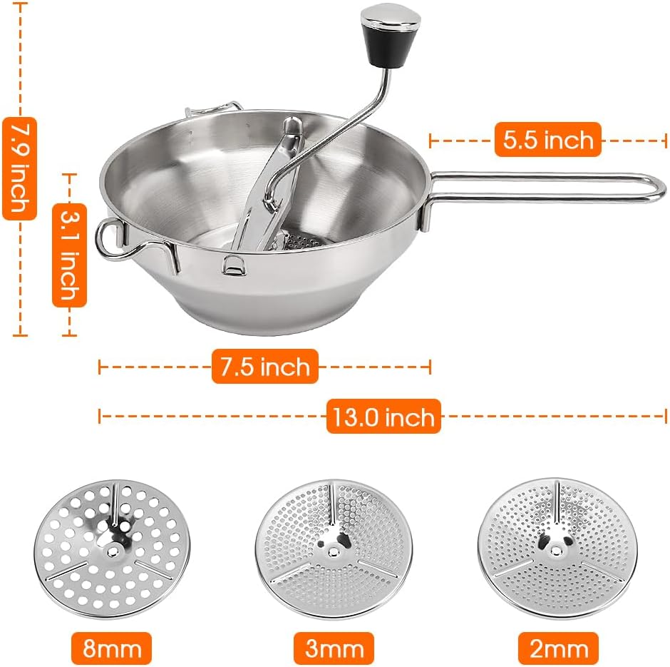 Stainless Steel Rotary Food Mill