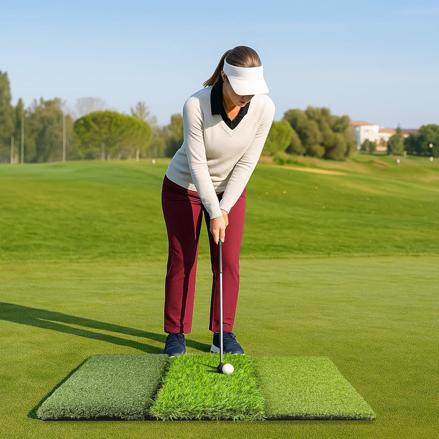 Golf Tee-Off Practice Mats - Box Of 5