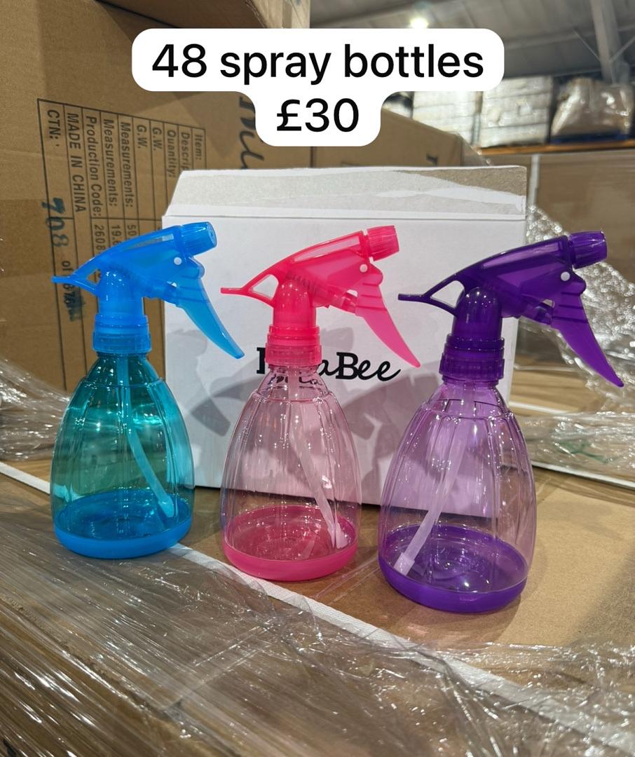 Spray Bottles 17 oz / 500ml Empty Colorful Adjustable Nozzle