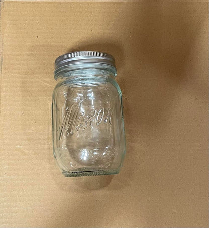 16Oz Masion Jar Box Of 36 - Processed with Background Removed