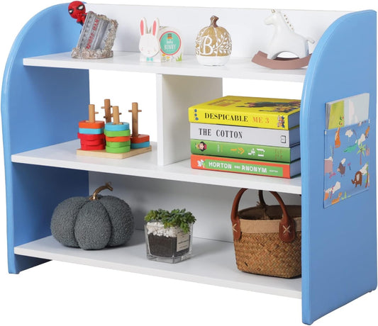 Dgbaobei Kids Book Shelf With Shark Pattern