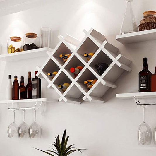 Wine Rack With Shelves
