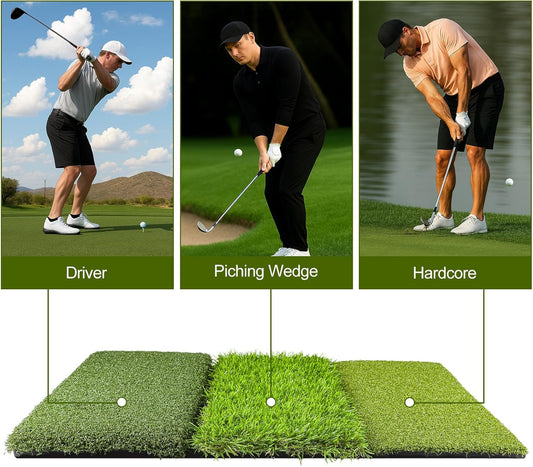 Golf Tee-Off Practice Mats - Box Of 5