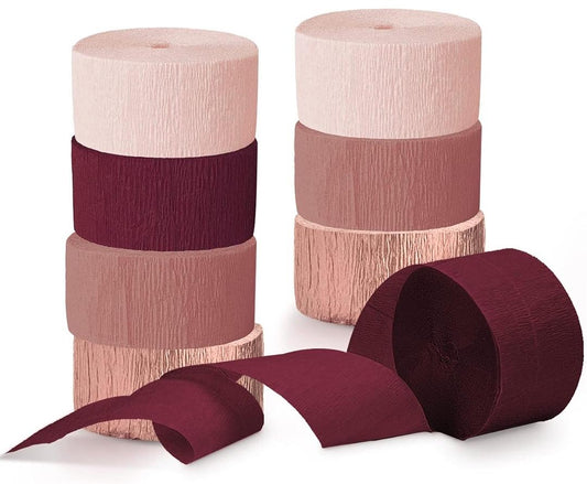 Case Of 60 Packs Of 8 Rolls Crepe Paper