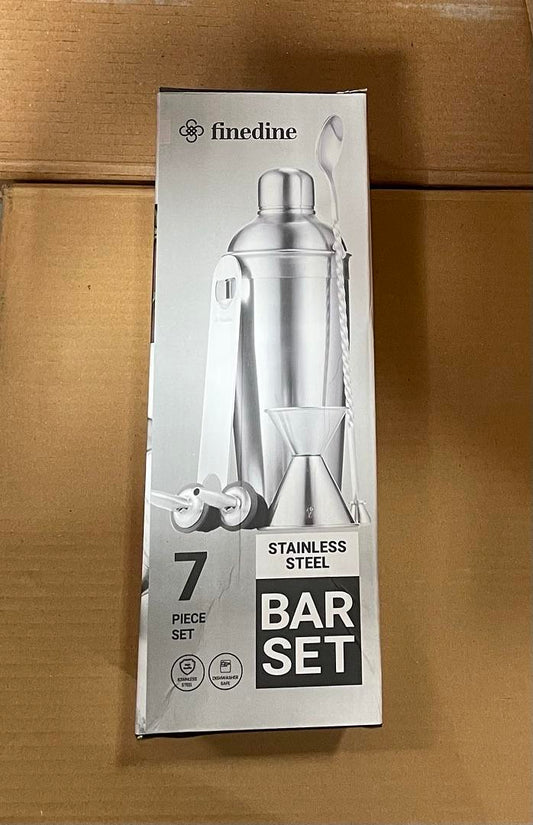 Finedine 7 Piece Stainless Steel Bar Set - B45