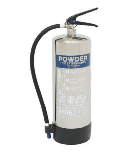 Stainless Steel 6L Powder Fire Extinguisher