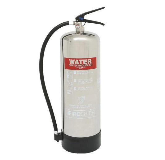 Stainless Steel 9L Water Filled Fire Extinguisher