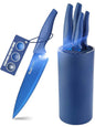 Wanbasion 5Pc Blue Knife Set