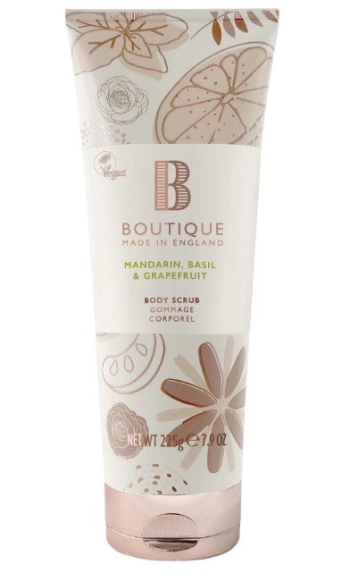 24 Box Of Boutique Basil And Grapefruit Body Scrub